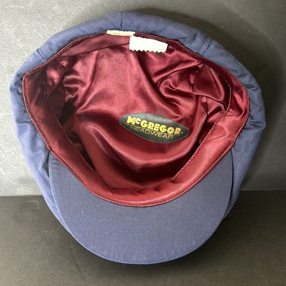 Vintage McGregor Blue Quilted Newsboy Cap - Picture 12 of 16